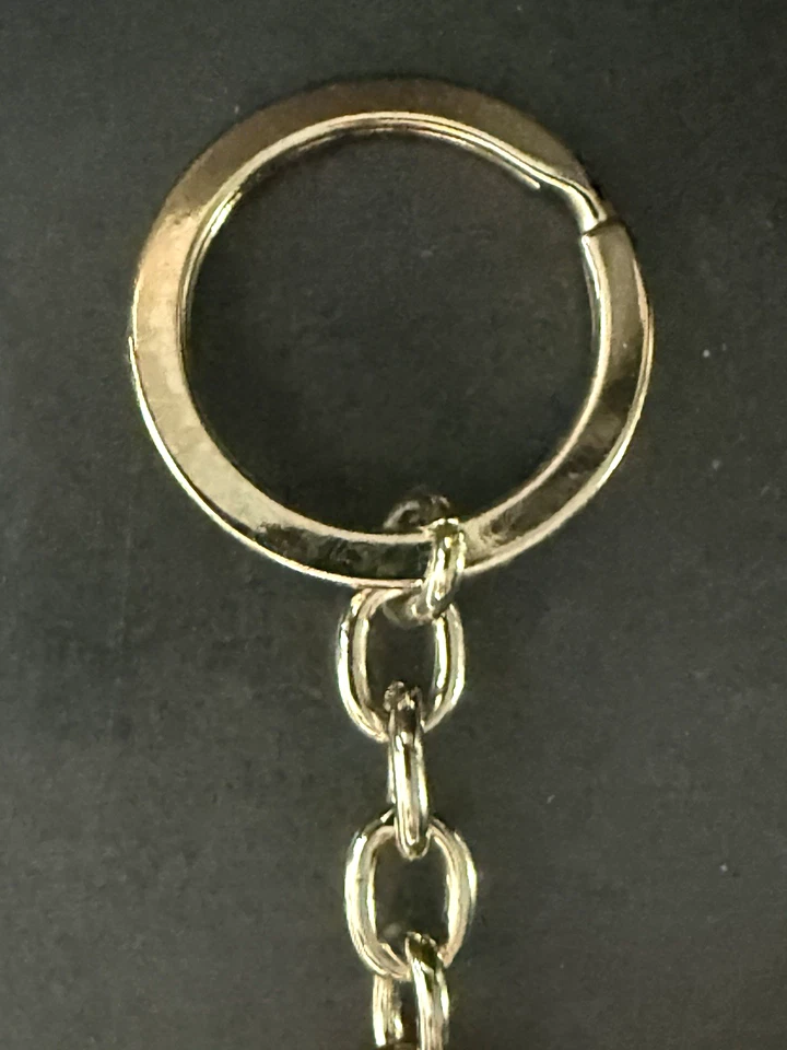 Kalifano 1" Gold Butterfly Purse Keychain Charm Swarovski Crystals Gold Tone #G4 - Image 3 of 4