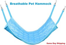 Cat Breathable Pet Cage Hammock Ferret Cool mat Double Side Hanging Small animal