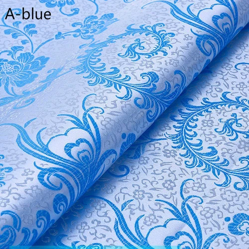 Costume costume cinese seta raso tessuto floreale tang vestito cheongsam al metro rosso - Foto 27 di 45