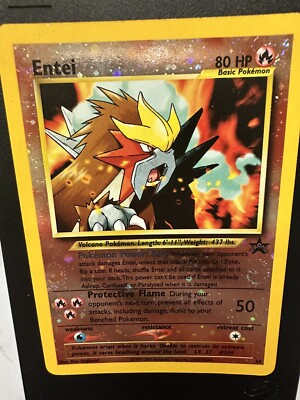 1995 entei pokemon card value Entei 034 - Reverse Holofoil WoTC Promo