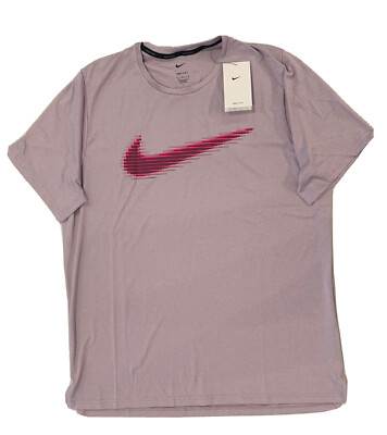 Nike Dri-Fit Pro Training T-Shirt, Men s Large, Purple DM5962-565 (NEW)