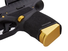 NDZ Extended Magazine Plate for Springfield Hellcat OSP RDP 10 RD Aluminum Gold
