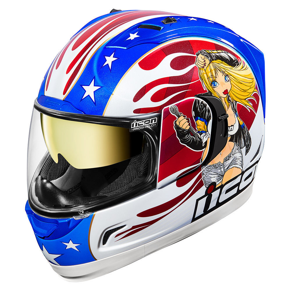 Motorcycle Helmet Icon Alliance Gt Bird Strike Icon Alliance GT