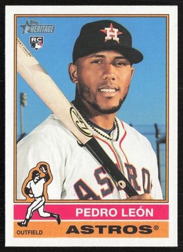 2025 Topps Heritage #271 Pedro Leon Rookie Houston Astros RC
