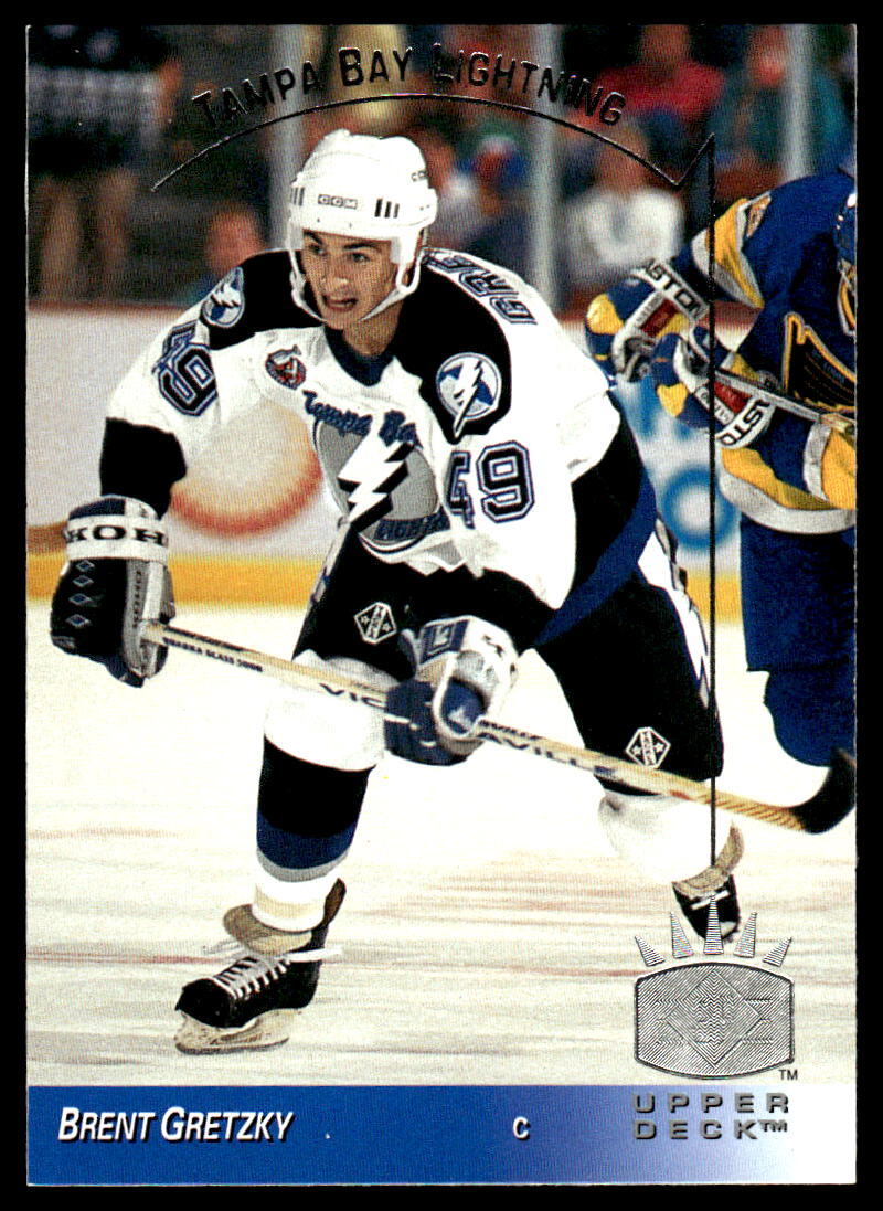 1993-94 Upper Deck #150 Brent Gretzky Tampa Bay Lightning SP Hockey Card