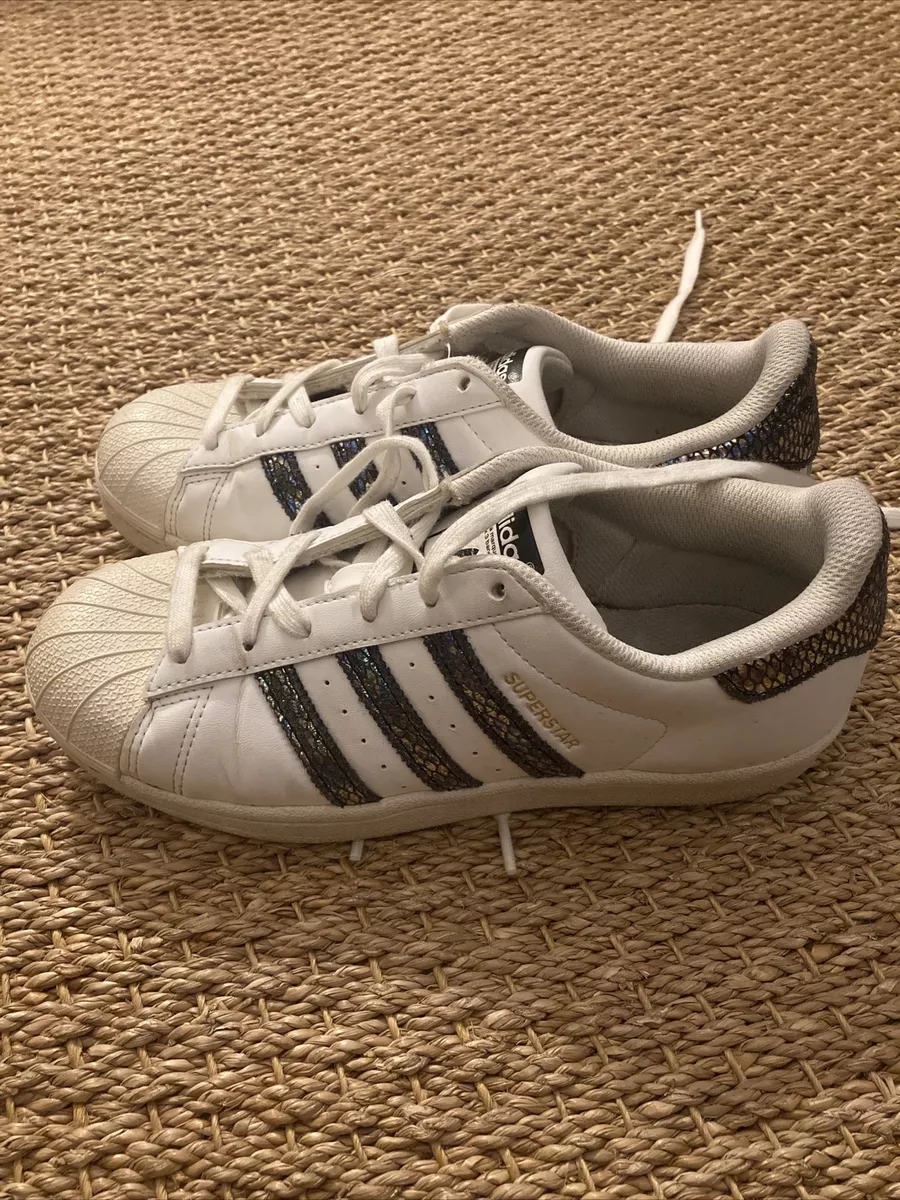 Adidas Superstar Iridescent Shell Toe Sneakers Women Size 5