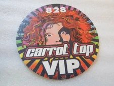 Carrot Top VIP Back Stage Pass #'s 828-857 Access Event Solutions Unpeeled