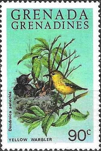 Timbre Oiseaux Grenade Grenadines 344 ** (72306ER) - Photo 1/1