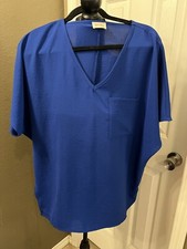 Bibi Royal Blue Oversized Top Size Small