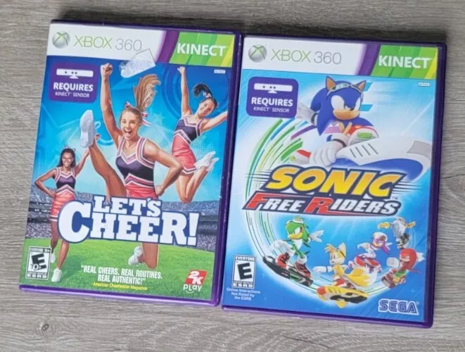 Sonic Free Riders Microsoft Xbox 360 Kinect Game - Tested / Working