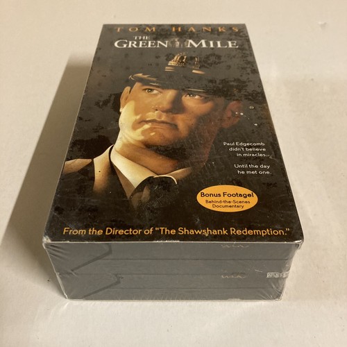 THE GREEN MILE VHS TOM HANKS NEW SEALED 2 TAPE SET Watermark - Picture 3 of 12