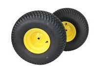 Set Of 2 20x10.00-8 Tires Wheels 4 Ply Lawn Garden Mower Turf Tires Atw003