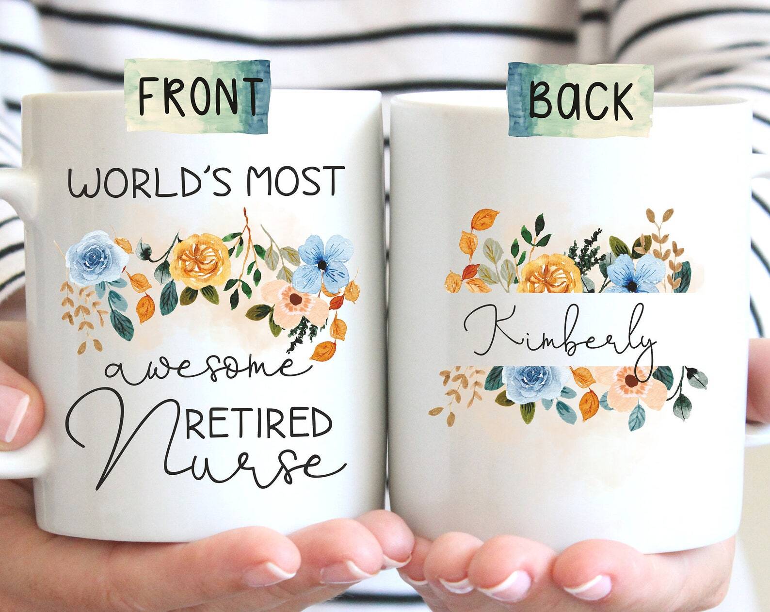 Nurse Retirement Mug Retired Nurse Gift Nurse Retirement Gift Nurse Appreciation