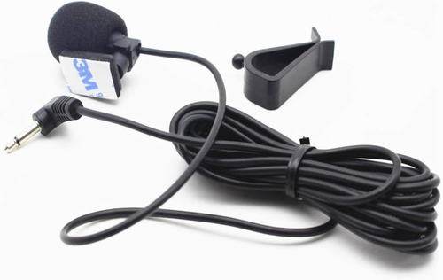 Microfono Stereo per Auto Da 3,5 Mm Microfono Esterno per Auto E Unità Principal - Foto 6 di 12