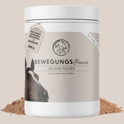 Annimally Bewegungsfreude Gelenk Pulver Pferde für Gelenke, Bänder, Sehnen 850g