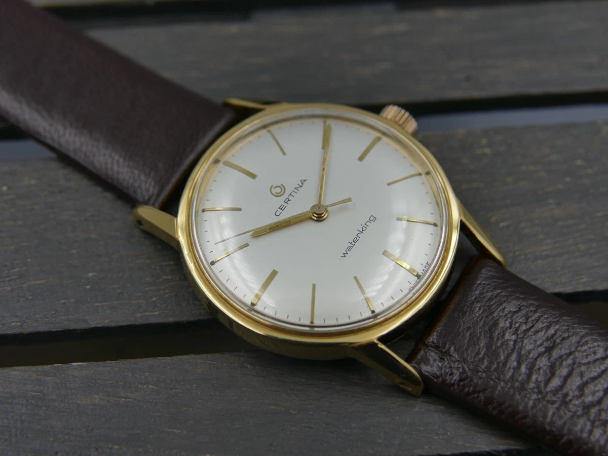 60 s vintage watch mens Certina Waterking ref. 7106 084 hand wind cal. 28 16