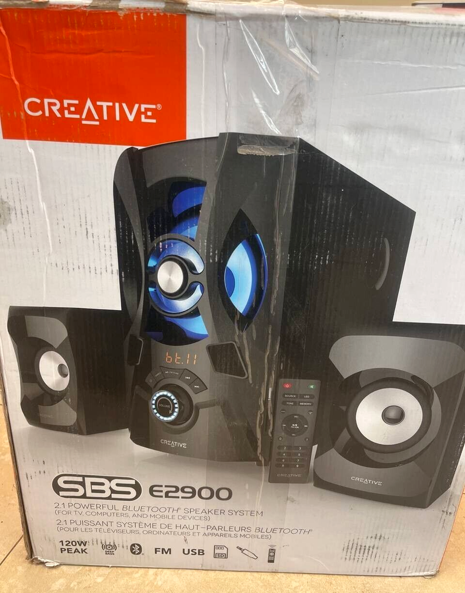 Creative SBS E2900 Powerful Bluetooth Speaker System Wired
