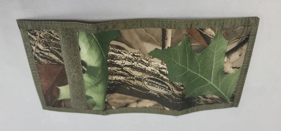 Real Tree Camo Trifold Wallet W/ Orange Inside Pocket  - Image 4 of 4