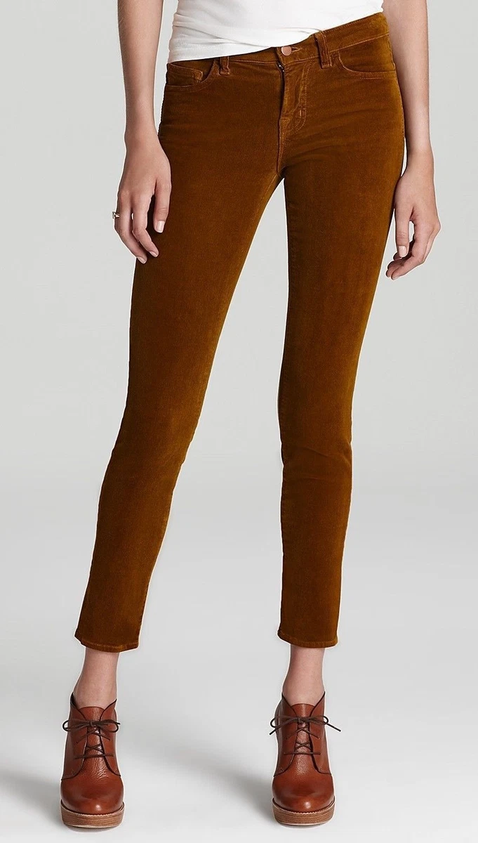Nwt 176 J Brand 612 Low Rise Skinny Leg Corduroy Pants Jeans Cords Moss 24