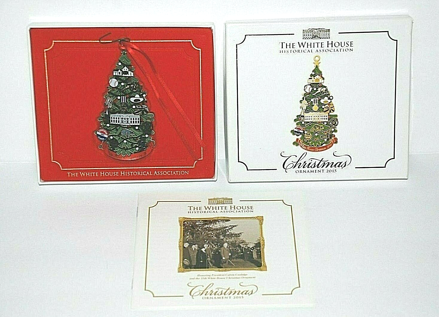 The White House Historical Association Christmas Tree Holiday Ornament 2015 Gift