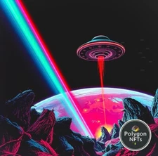 Digital Image Picture Wallpaper Background Abstract Art IcyLime UFO #002