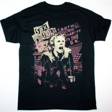 Sex Pistols Johnny Rotten Tour Ball To The Wall T-Shirt All Size MC934