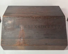 Antique Blickensderfer Wood Wooden Typewriter Cover Case Part