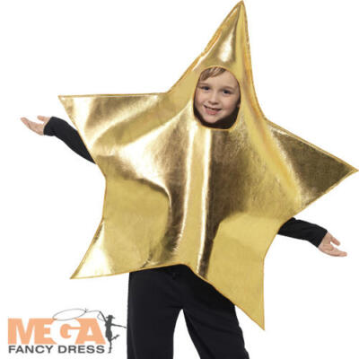 A2Z Kids Christmas Nativity Star Costume - Gold Star Fancy Dress For School Play, Ages 4-6 Years - View #9