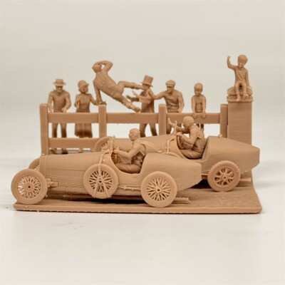 1/72 Scale Legendary Racing 1900 Figures Resin Model Historical Scene Miniature