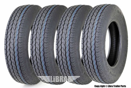 4 Premium Free Country Trailer Tire ST175/80D13 B78-13 8 Ply LR D Heavy Duty