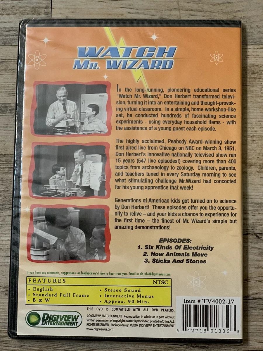 Watch Mr. Wizard 1951 Black White TV Education Science eBay
