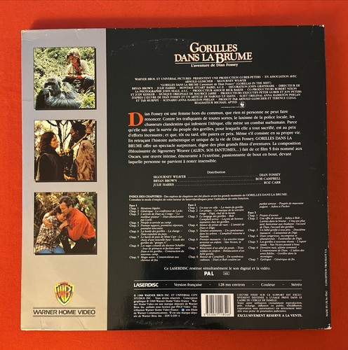 GORILLES DANS LA BRUMES 1990 ÉTAT CORRECT 2X LASERDISCS FRANÇAIS 11854 LD - Photo 5/9