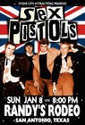 Sex Pistols 1978 Concert Poster Randy'S Rodeo San Antonio Texas Gig Poster