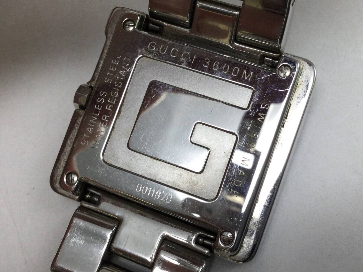 GUCCI G Face 3600M Black Dial Quartz Men Watch From Japan GUCCI G Face 3600M Black Dial Quartz Men Watch From Japan
