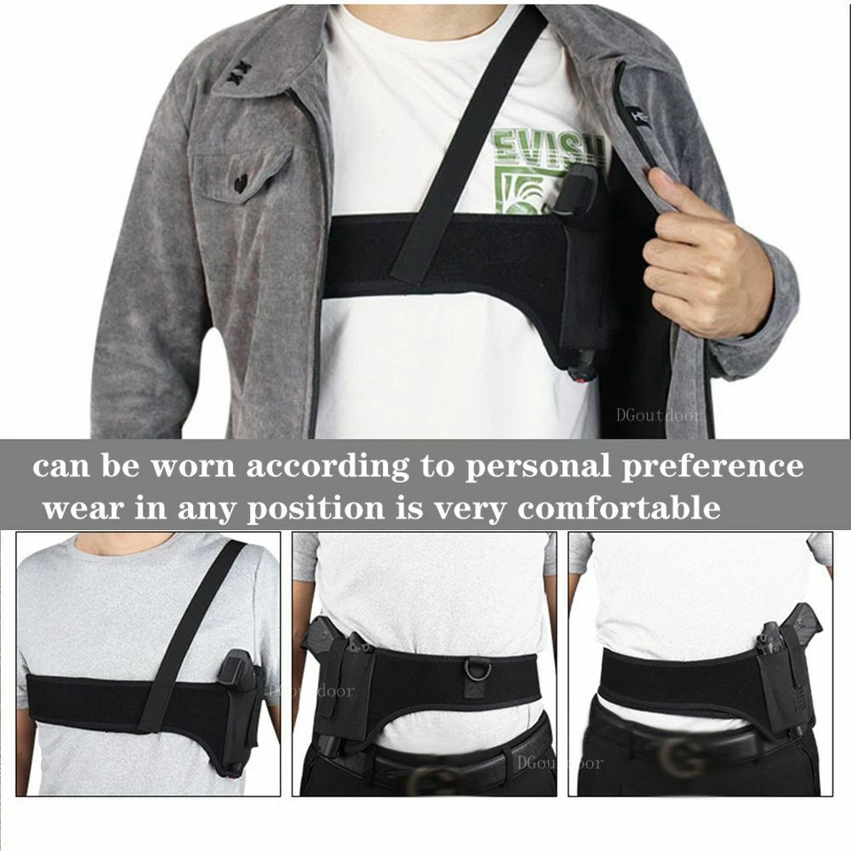 Тактическая нейлоновая кобура для правой руки с глубоким сокрытием на плечо - Изображение 2 из 4