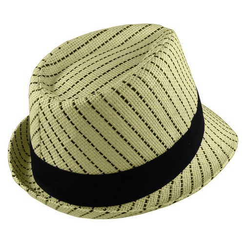 Unisex Summer Fedora Panama Straw Hats with Band (Ship in a BOX) - Picture 39 of 45