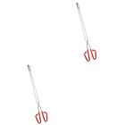 2 stücke Edelstahlzange Bequeme Müllauswahlwerkzeuge Müllclips