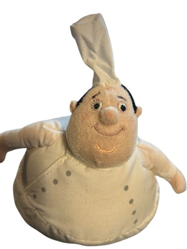 Ratatouille Auguste Gusteau Rare 9" Plush Figure Chef Toy Disney Pixar Stuff Toy - Picture 4 of 19