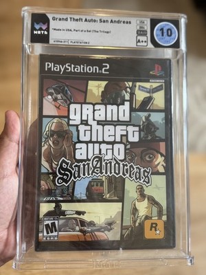 New Grand Theft Auto San Andreas (Sony PlayStation 2 PS2, 2004) Wata 10 A++