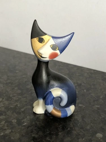 STUNNING GOEBEL PORCELAIN ROSINA WACHMEISTER CAT FIGURE