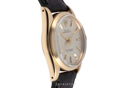 Rolex Oyster Perpetual 31 Automatik 18K Gold (0,750) Ref. 6748 Vintage - Bild 6 von 14