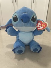 NWT Disney Lilo  Stitch Small Beanie Baby Stitch Plush 8  