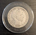 1909 S Barber Half Dollar 50 Cents Coin, 90% Silver