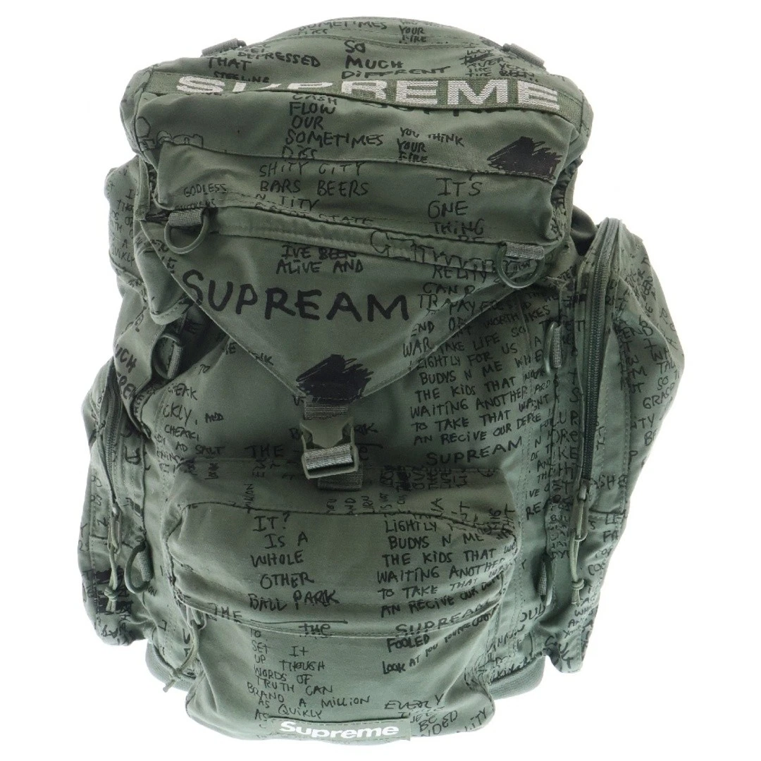 SUPREME 23SS Field Backpack Olive Gonz motif complet sac à dos kaki occasion c4295b17