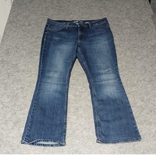 Lee Regular Fit Bootcut Jeans Mens Blue Denim Size 34x32