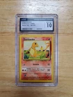 Pokemon CGC 10 GEM MINT 1999 Charmander Base Set Starter Card