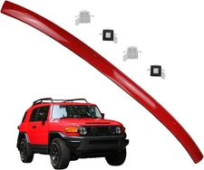 Red Upper Outer Moulding Trim Front Top Windshield For 2007-14 Toyota FJ Cruiser