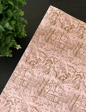 PINK LULLABY MEADOW Design Print Tissue Paper Sheet Choose Size & Package Amount