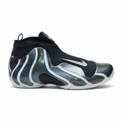 Nike Air Flightposite Basketball Shoes 12 Black Topaz Mist Lace Up