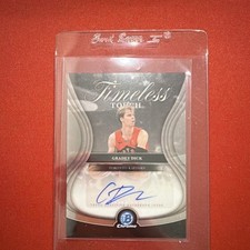 2025-26 Bowman Chrome Gradey Dick Toronto Raptors Timeless Touch Autograph Card